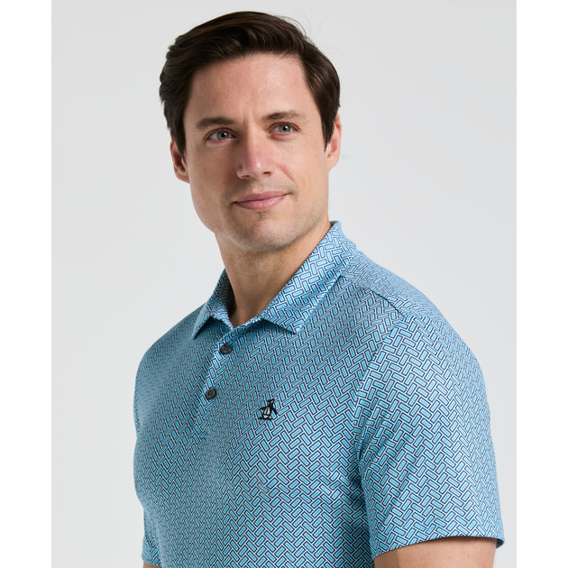 GORDON HERRINGBONE PRINT SPORT SHIRT main image 1