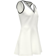 Women's Contrast Stripe Tennis Dress In Bright White