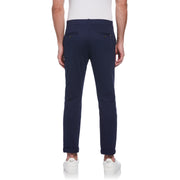 Bedford Cord Slim Fit Chino Trousers In Dark Sapphire