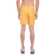 Repete Print Swim Shorts In Butterscotch