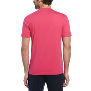 Pin Point Embroidered Pete T-Shirt In Raspberry Sorbet