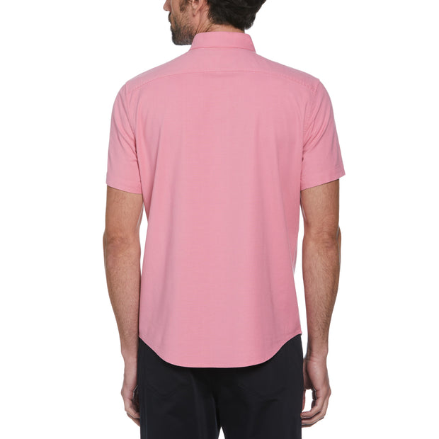 Ecovero Short Sleeve Oxford Shirt In Wild Rose