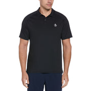 Legacy Gussett Tennis Polo Shirt In Caviar