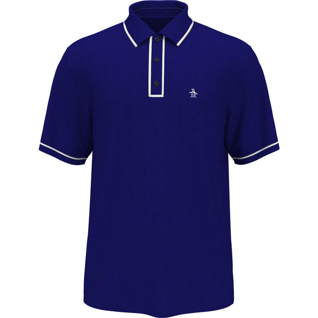 Eco Performance Earl Golf Polo Shirt In Bluing