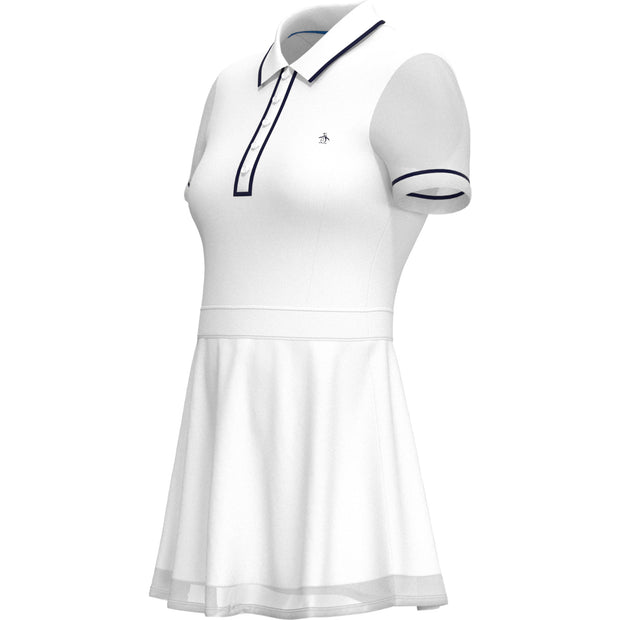 Women's Tennis Veronica Mesh Dress In Bright White