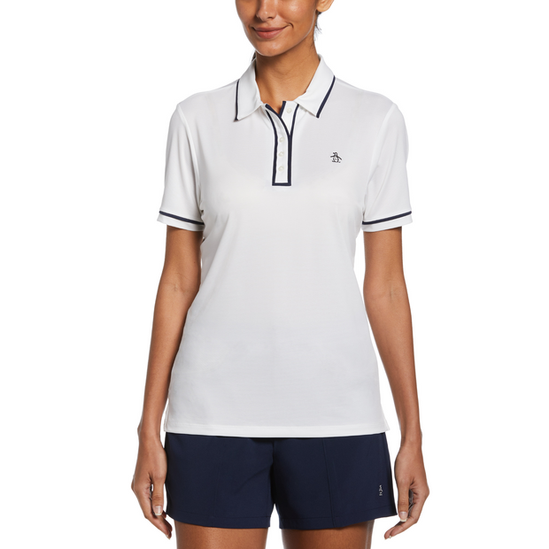 Womens Veronica Golf Polo Shirt In Bright White