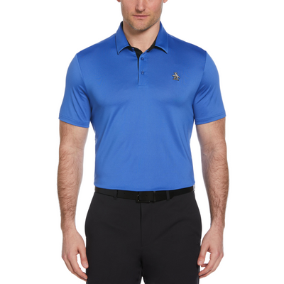 Original Block Design Short Sleeve Golf Polo Shirt In Nebulas