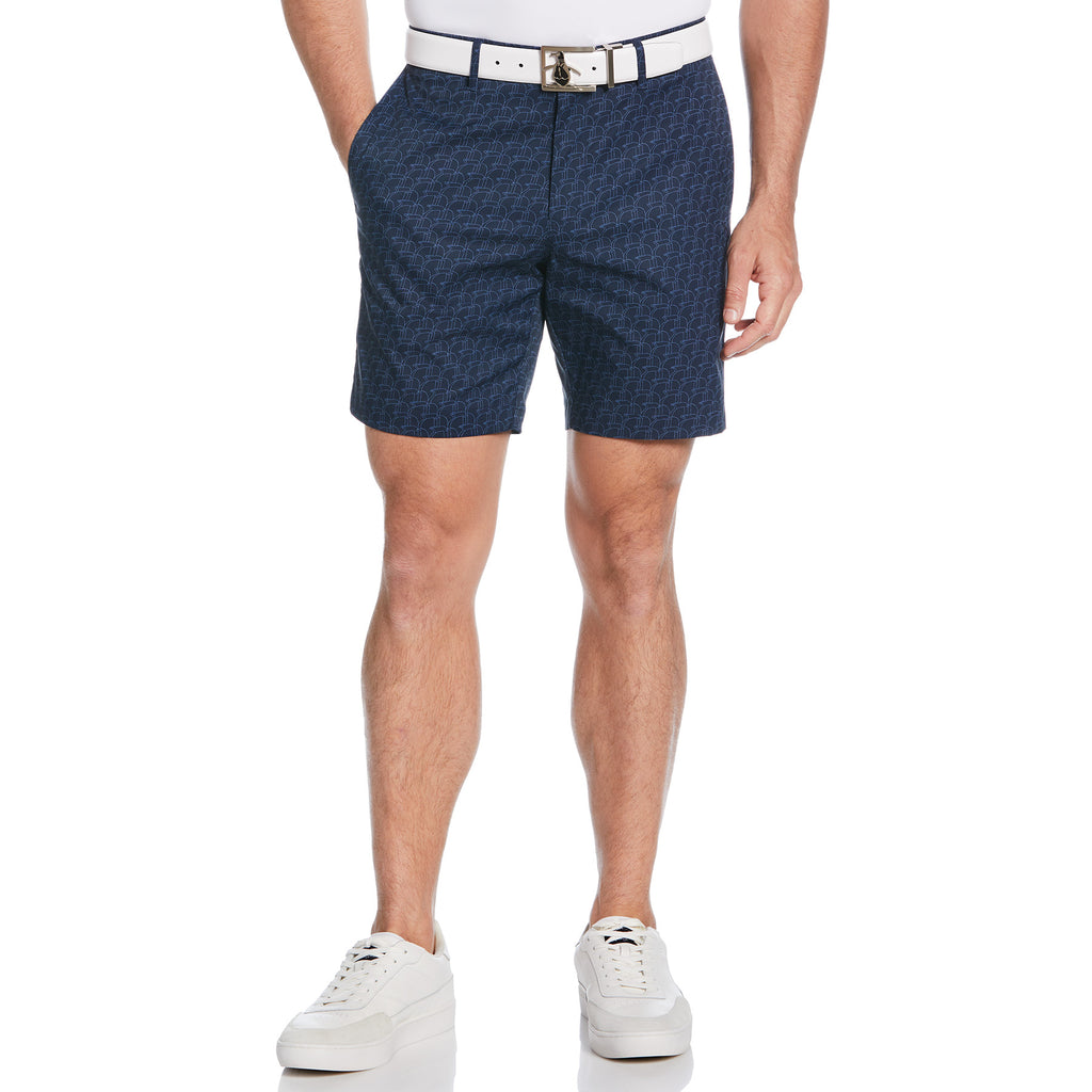 Print Performance Golf Shorts Iris