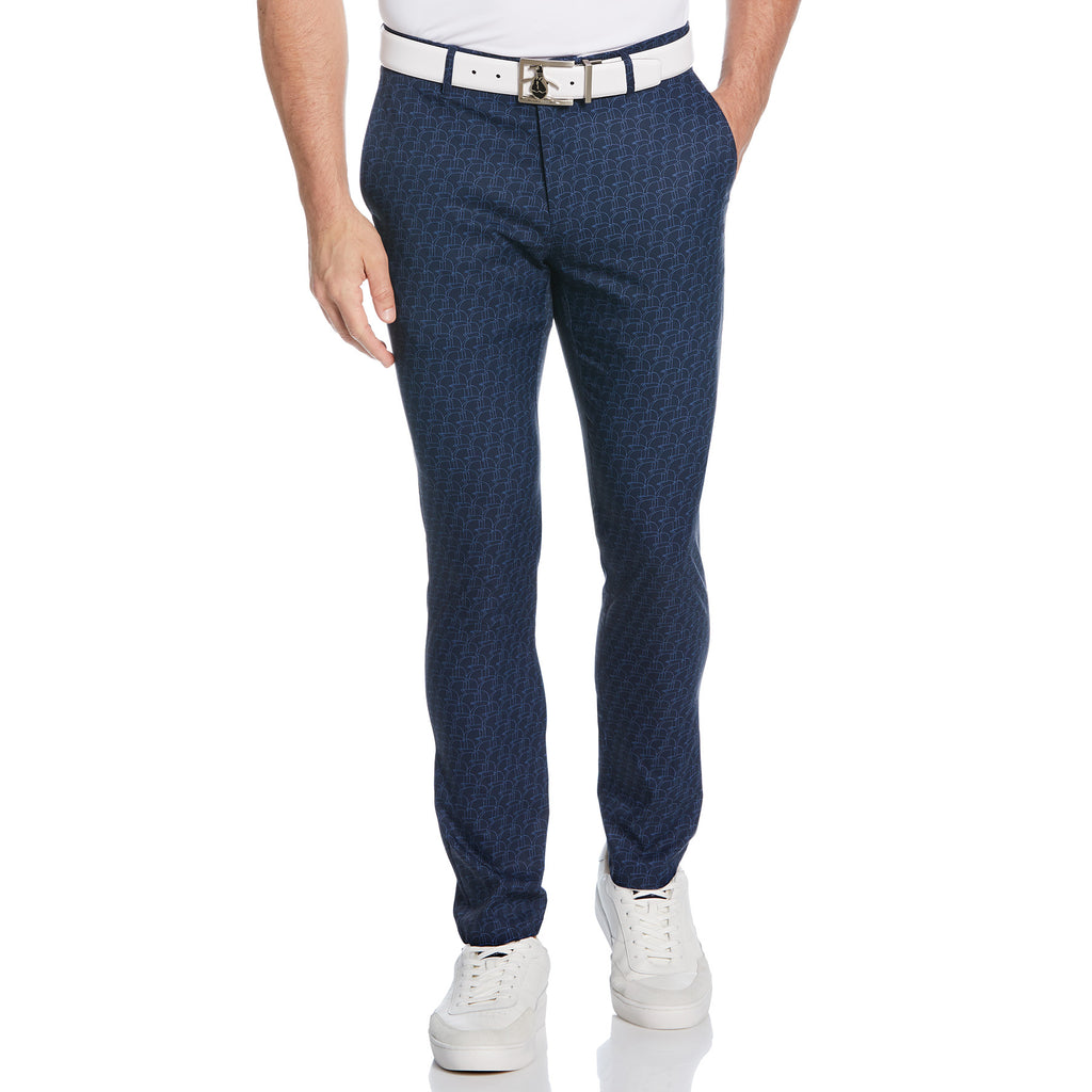 Print Performance Golf Trousers Iris