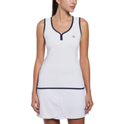 Womens Sweetheart Tennis Tank Top In Bright White