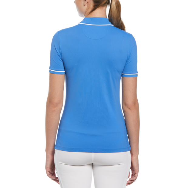 Women's Performance Veronica Short Sleeve Golf Polo Shirt In Nebulas Blue