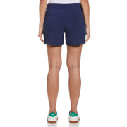 Women's Contrast Seam Golf Shorts In Astral Night