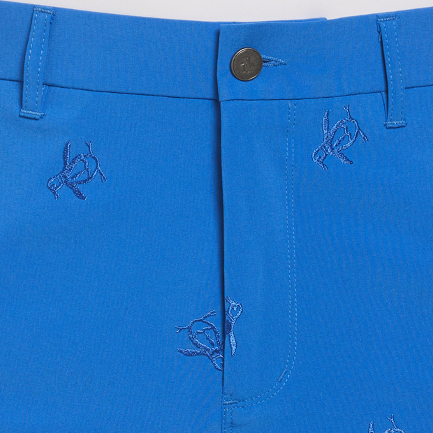 Pete Embroidered Flat Front Golf Shorts In Nebulas