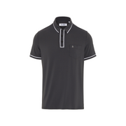Technical Earl Short Sleeve Golf Polo Shirt In Asphalt