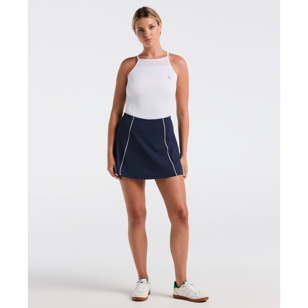 Block Flounce Tennis Skort Iris