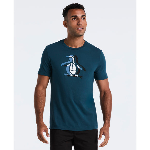 Overlap Pete Graphic T-Shirt (Reflecting Pond) Front
