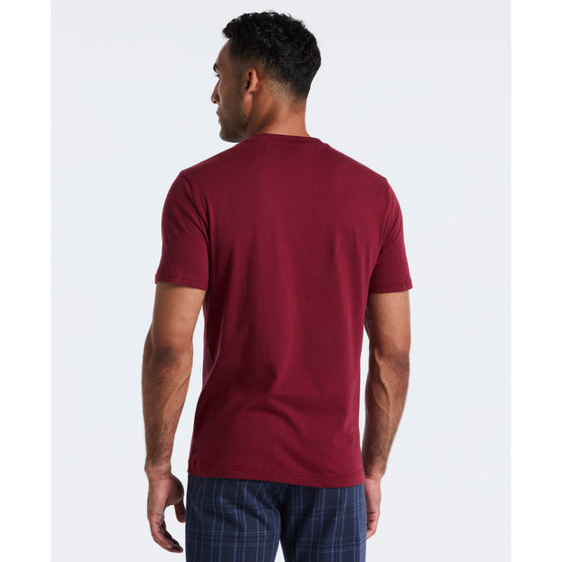 Overlap Pete Graphic T-Shirt (Cabernet) Back
