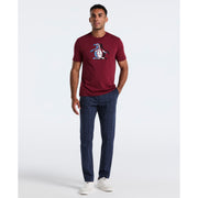 Overlap Pete Graphic T-Shirt (Cabernet) Styled