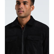 Corduroy Lined Shacket (True Black) Detail