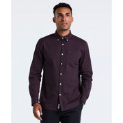 Micro Diamond Print Shirt (Dark Sapphire) Front