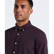 Micro Diamond Print Shirt (Dark Sapphire) Detail