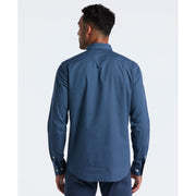 Micro Diamond Print Shirt (Sargasso Sea) Back