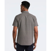 Diamond Geo Print Short Sleeve Shirt (Tigers Eye) Back