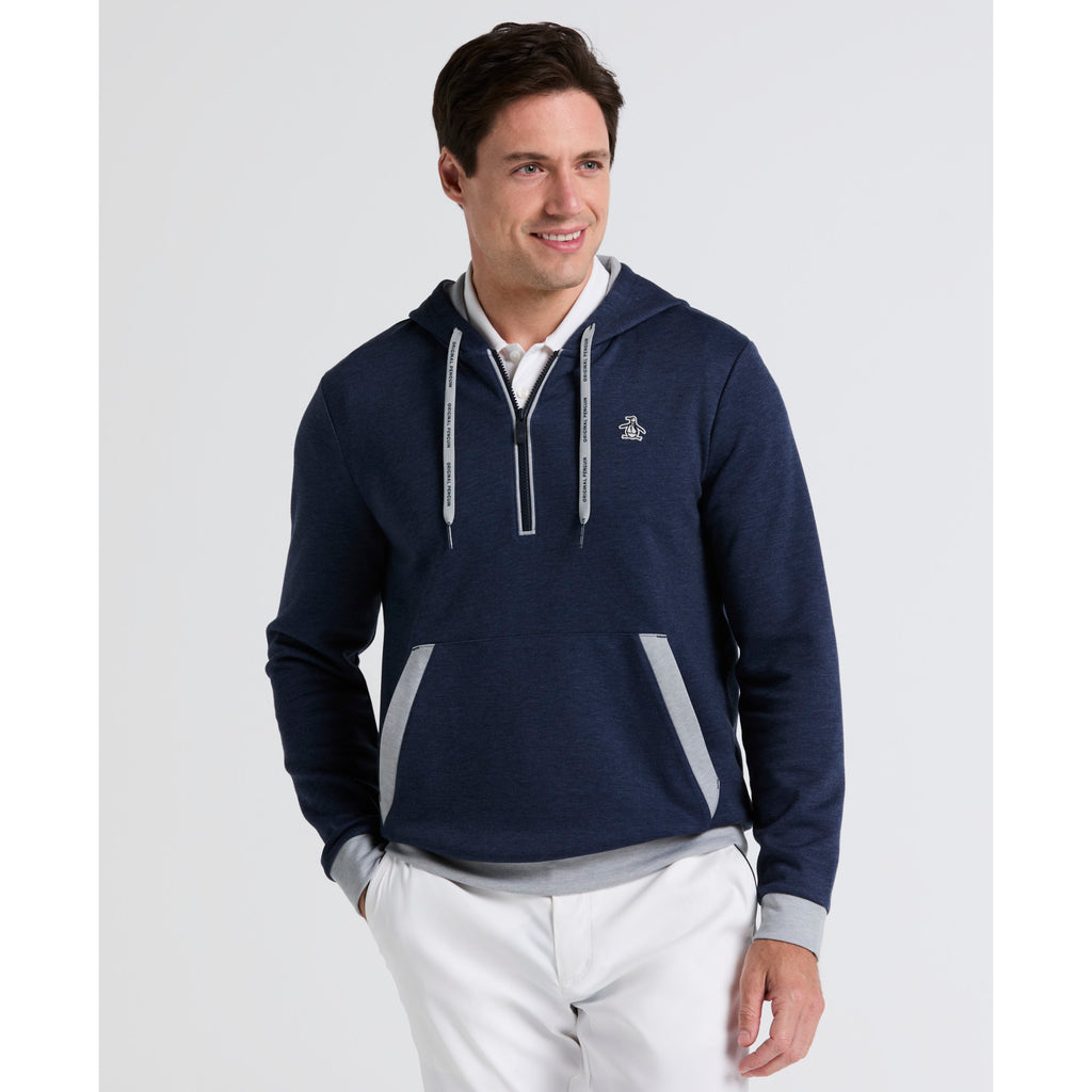 Earl Block Golf Hoodie Iris Bijou Heather