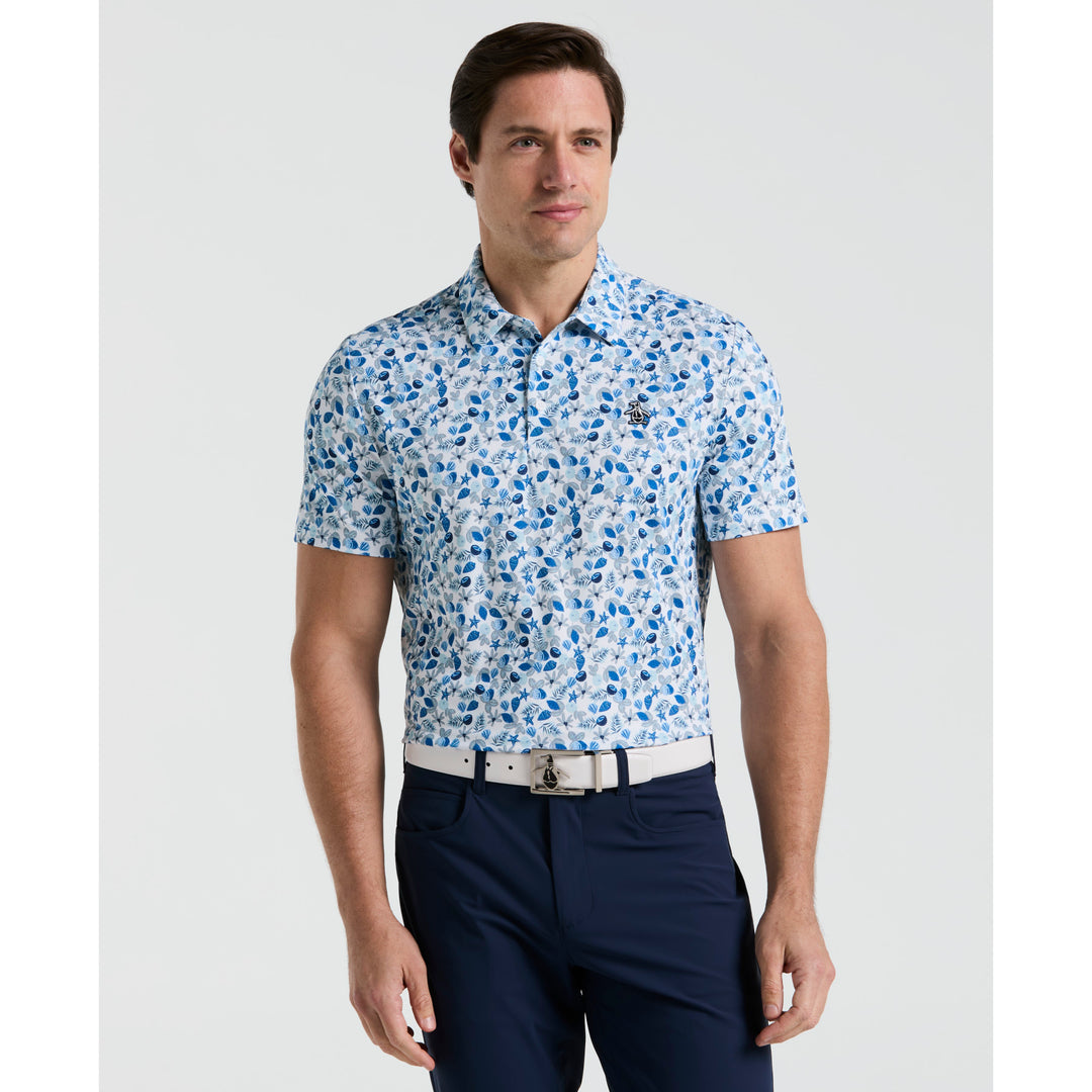 Pete's Coconut Caddy Golf Polo Shirt In White | Original Penguin®
