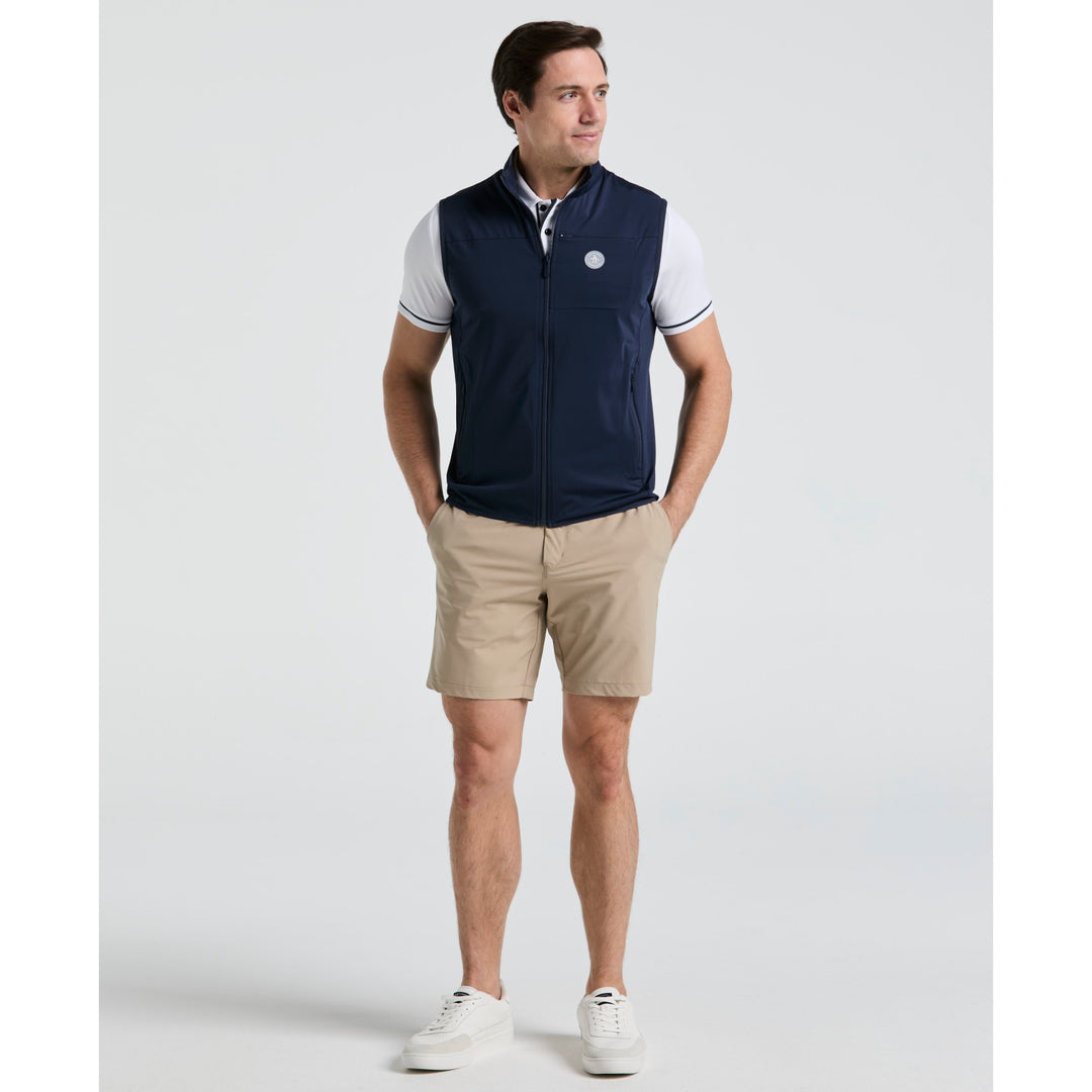 philme spring gilet ブラック Lightweight Full Zip Golf Gilet In Black | Original Penguin®