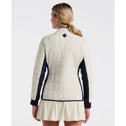 Women's Quilted Golf Puffer Jacket (Silver Birch)