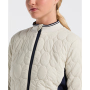 Women's Quilted Golf Puffer Jacket (Silver Birch)