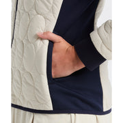 Women's Quilted Golf Puffer Jacket (Silver Birch)