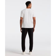 Sticker Pete Fleece Joggers (True Black) Back