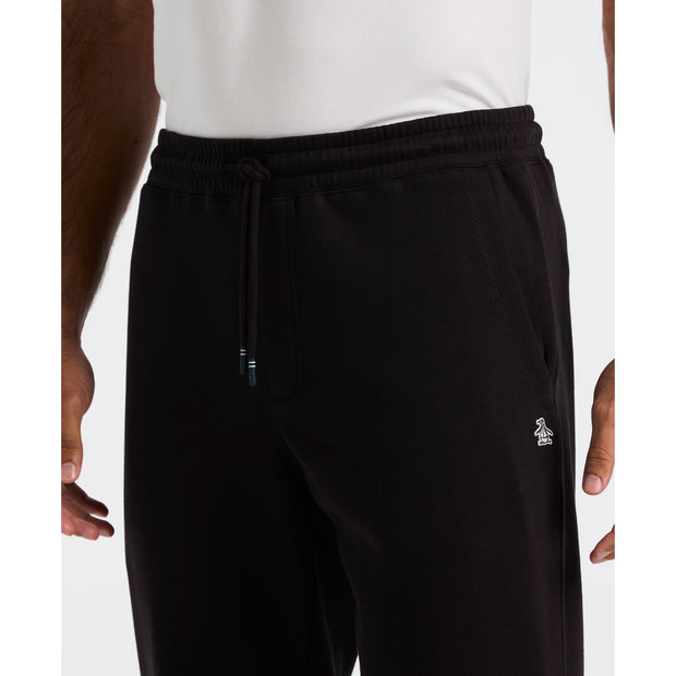Sticker Pete Fleece Joggers (True Black) Front Detail