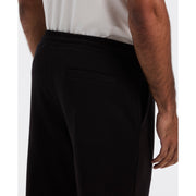 Sticker Pete Fleece Joggers (True Black) Back Detail