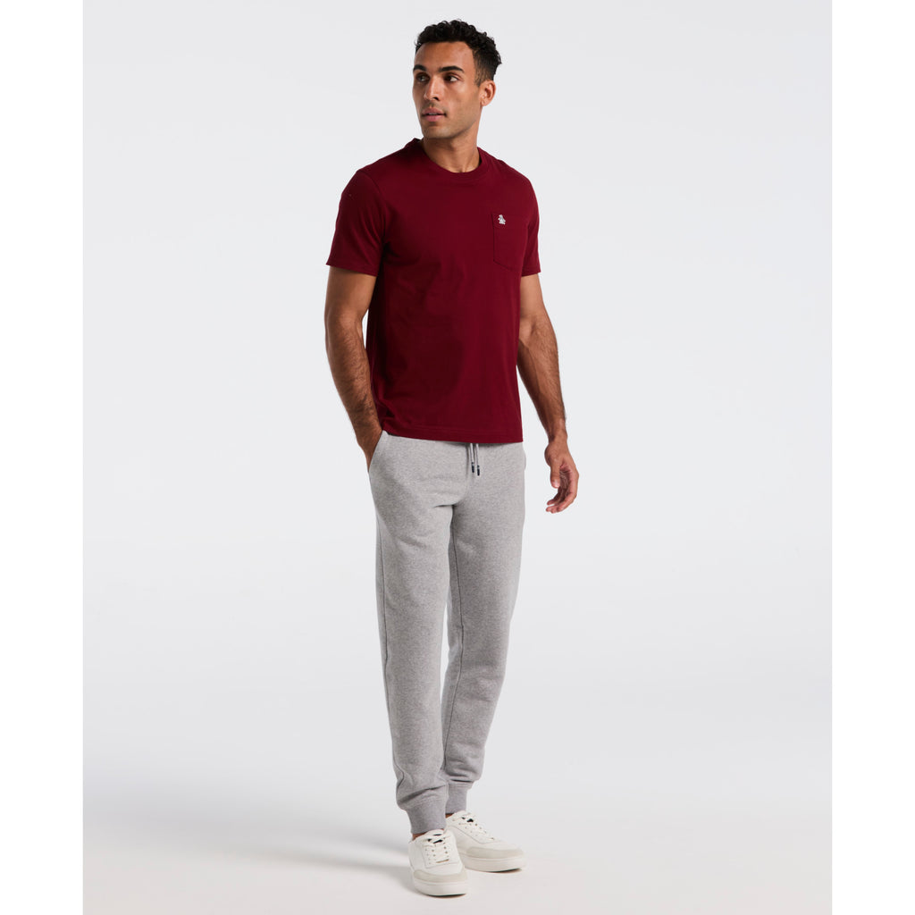Sticker Pete Fleece Joggers Rain Heather