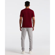 Sticker Pete Fleece Joggers (Rain Heather) Back