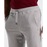 Sticker Pete Fleece Joggers (Rain Heather) Front Detail