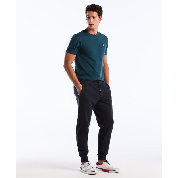 Sticker Pete Fleece Joggers (Dark Sapphire) Front