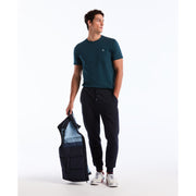 Sticker Pete Fleece Joggers (Dark Sapphire) Styled