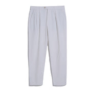 Pleated Chinos (Birch) Flat