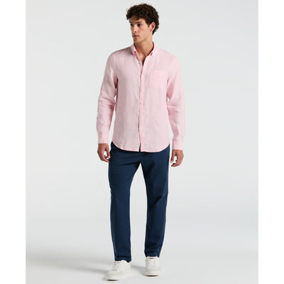 Pleated Chinos (Dark Sapphire) Front