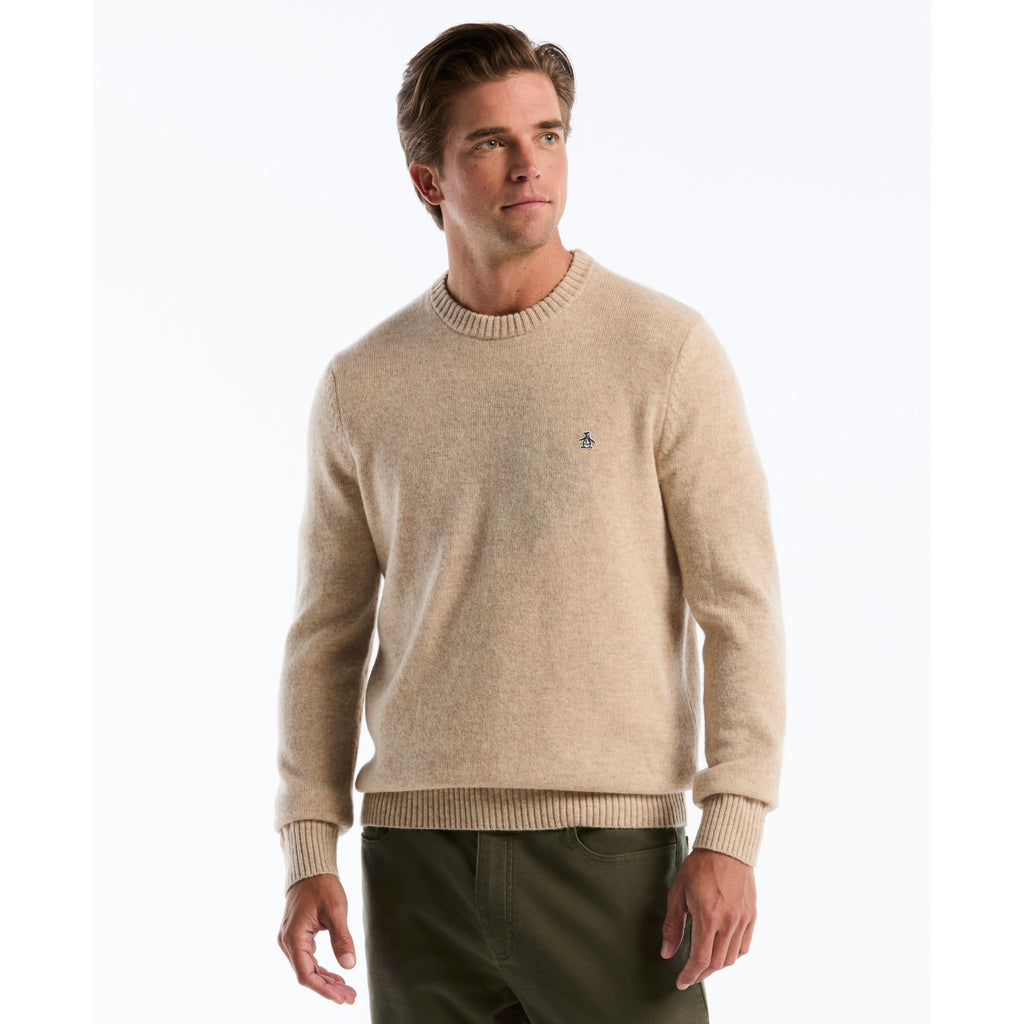 Lambswool Crew Neck Sweater Birch