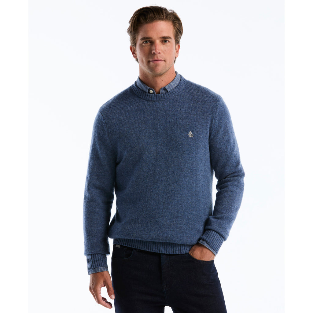 Lambswool Crew Neck Sweater Sargasso Sea