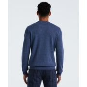 Lambswool Crew Neck Sweater (Sargasso Sea) Back