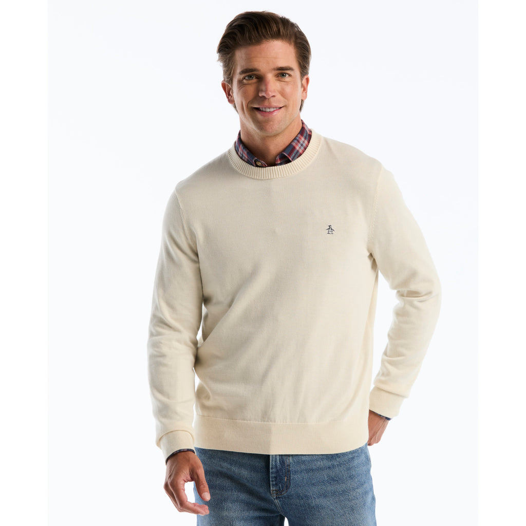 Cotton Crew Neck Sweater Birch