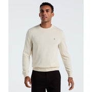 Cotton Crew Neck Sweater (Birch) Front