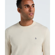 Cotton Crew Neck Sweater (Birch) Detail