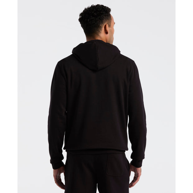 Sticker Pete Hoodie (True Black) Back